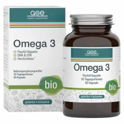 Bio Omega 3 Fischöl Kapseln, 90 St