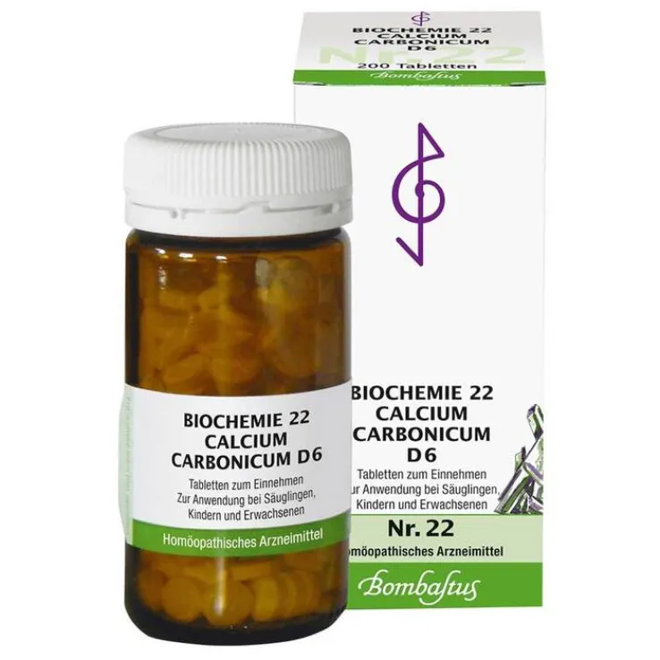 Biochemie 22 Calcium carbonicum D 6 Tabletten, 200 St