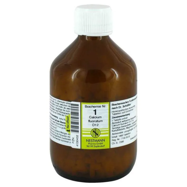 Biochemie 1 Calcium fluoratum D 12 Tabletten, 1000 St