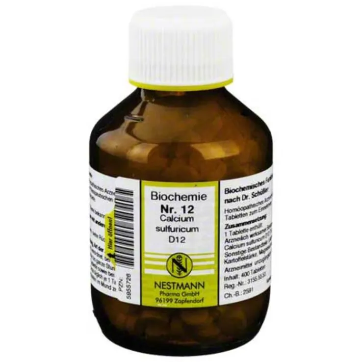 Biochemie 12 Calcium sulfuricum D 12 Tabletten, 400 St