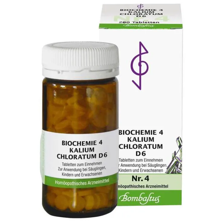 Biochemie 4 Kalium chloratum D 6 Tabletten, 200 St