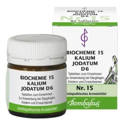 Biochemie 15 Kalium jodatum D 6 Tabletten, 80 St