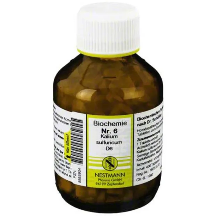 Biochemie 6 Kalium sulfuricum D 6 Tabletten, 400 St