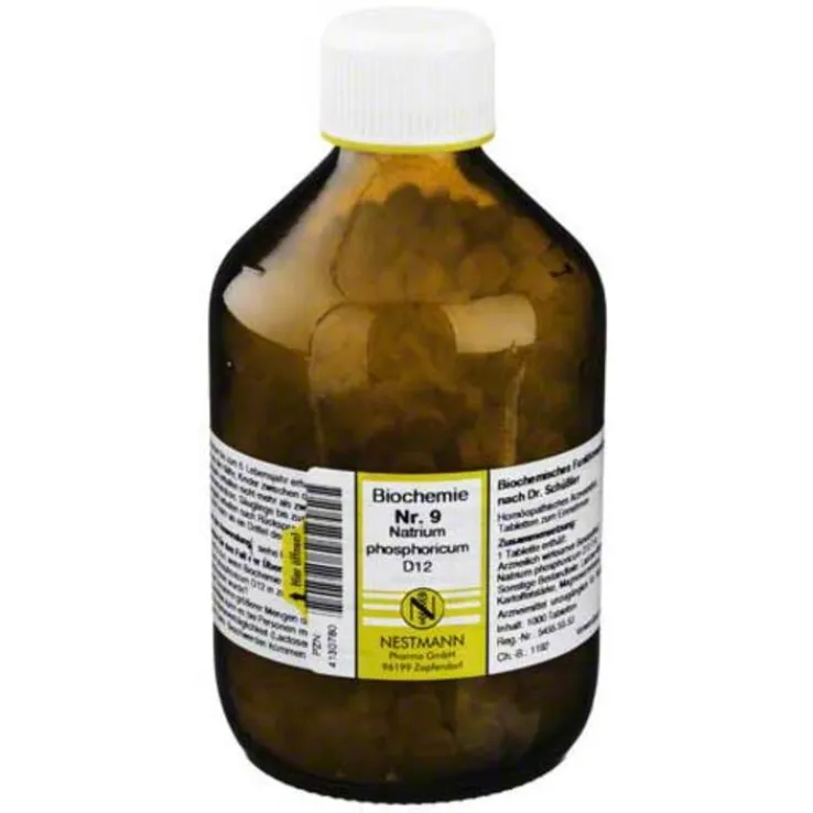 Biochemie 9 Natrium phosphoricum D 12 Tabletten, 1000 St