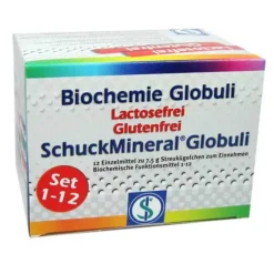 Biochemie Globuli Set 1 - 12 Lactose frei, 12X7.5 g