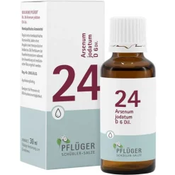 Biochemie Pflüger 24 Arsenum jodatum D 6 Tropfen, 30 ml