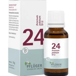 Biochemie Pflüger 24 Arsenum jodatum D 12 Globuli, 15 g