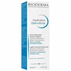 Bioderma Hydrabio Gel Creme für feuchtigkeitsarme, empfindliche, normale bis Mischhaut, 40 ml
