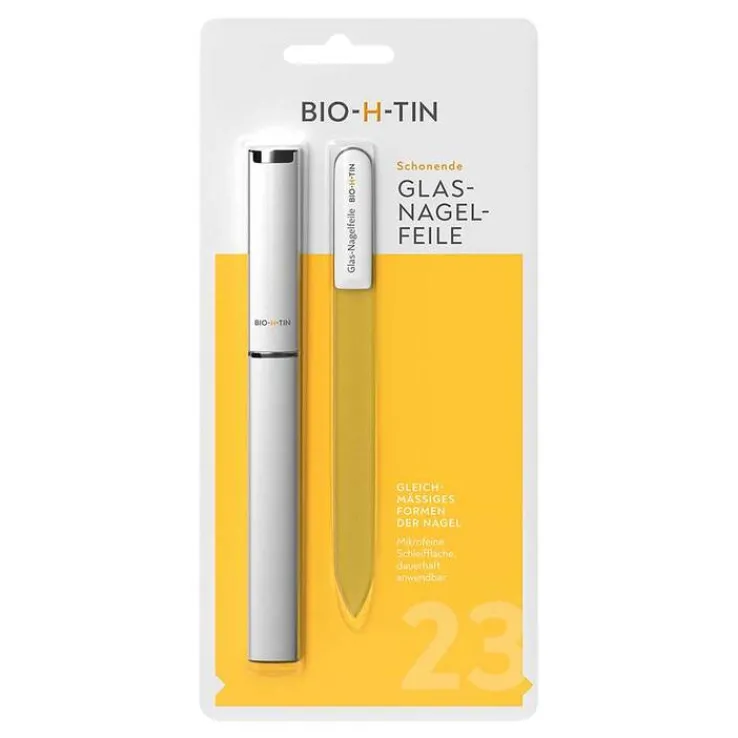 Bio-H-Tin Glas Nagelfeile, 1 St