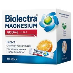 Biolectra Magnesium 400 mg ultra Direct Orange, 40 St