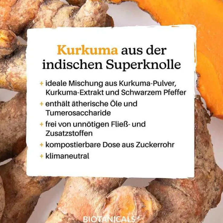 Biotanicals Kurkuma Kapseln, 120 St