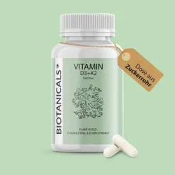 Biotanicals Vitamin D3 + K2 Kapseln, 150 St