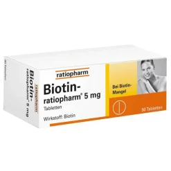 Biotin Ratiopharm 5 mg Tabletten, 90 St