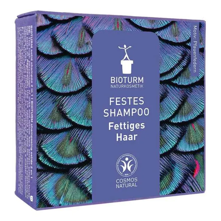 Bioturm festes Shampoo fettiges Haar, 100 g