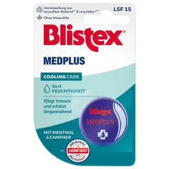 Blistex Medplus Creme ohne Mineralöl Tiegel, 7 ml