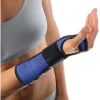 Bort Handgelenkstütze mit Aluschiene links medium blau, 1 St
