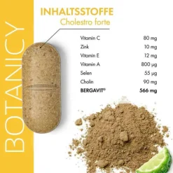 Botanicy Cholestro forte mit Bergavit Tabletten, 60 St