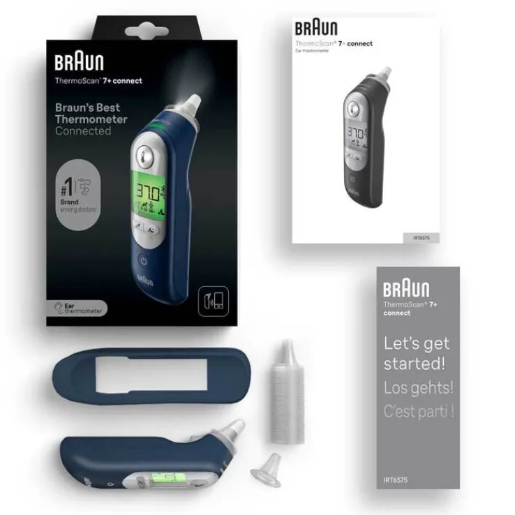 Braun Thermoscan 7 + Connect Ohrthermometer, 1 St