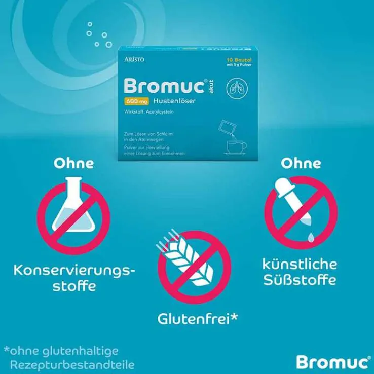 Bromuc akut 600 mg Hustenlöser, 20 St