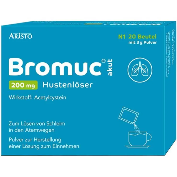 Bromuc akut 200 mg Hustenlöser , 20 St