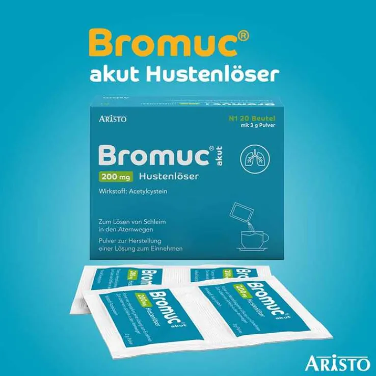 Bromuc akut 200 mg Hustenlöser , 20 St
