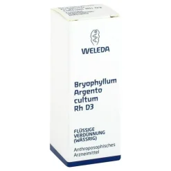 Bryophyllum Argento Cultum Rh D 3 Dilution, 20 ml