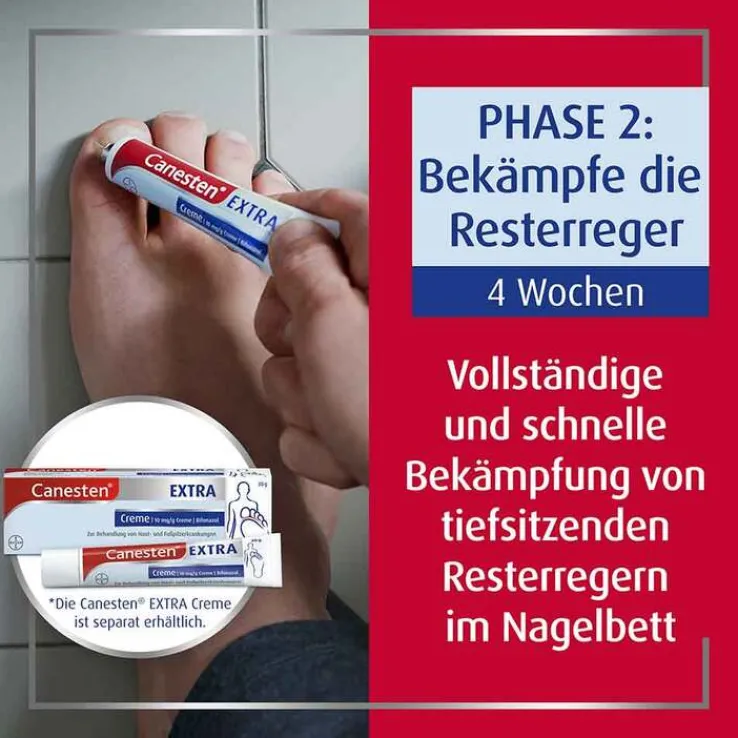Canesten EXTRA Nagelset zur Behandlung von Nagelpilz, 2x1 St