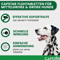 CAPSTAR™ 57 mg Tabletten für große Hunde, 6 St