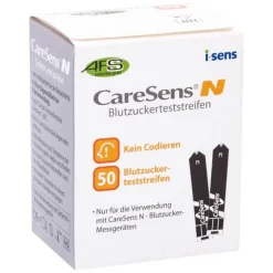 Caresens N Blutzuckerteststreifen auto.codierend, 50 St