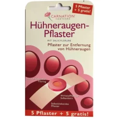 Carnation Hühneraugen-Pflaster 5 + 5 gratis, 10 St
