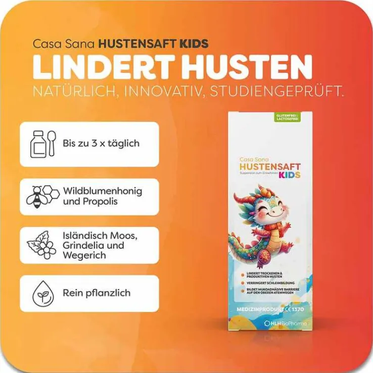 Casa Sana Hustensaft Kids, 200 ml