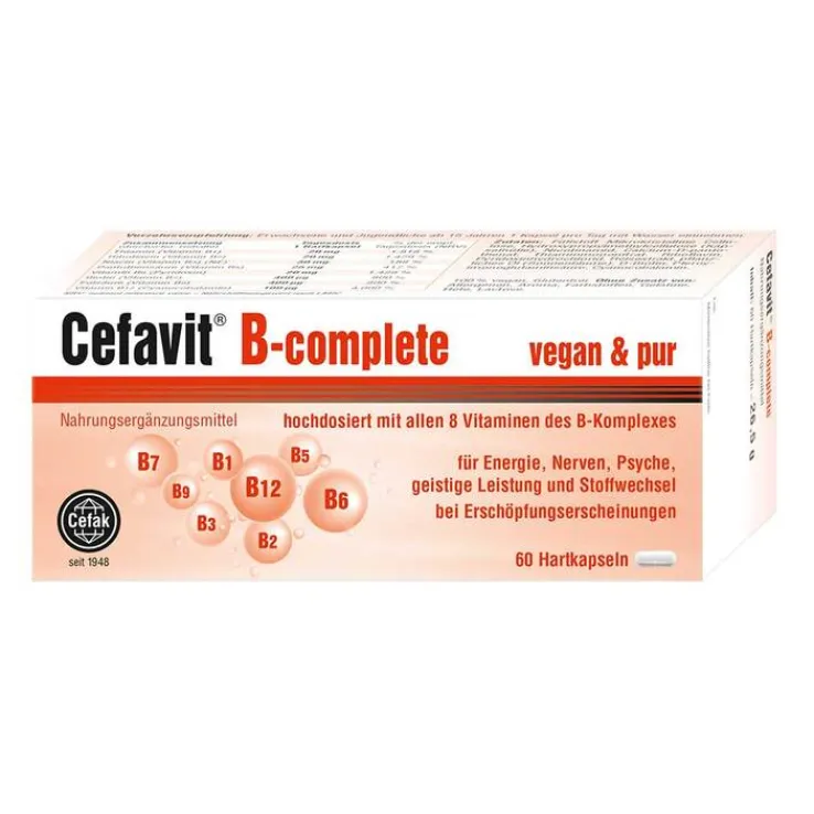 Cefavit B complete Hartkapseln, 60 St