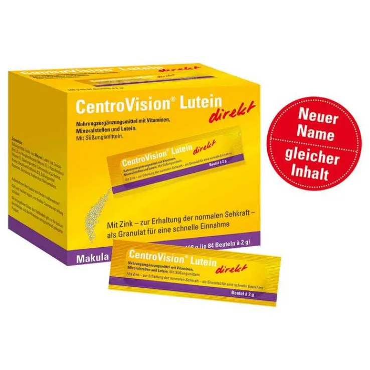 Centrovision Lutein direkt Granulat, 84 St