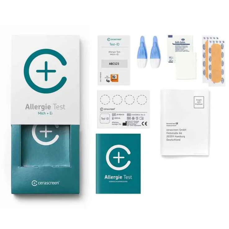 cerascreen® Allergie Test Milch + Ei, 1 St