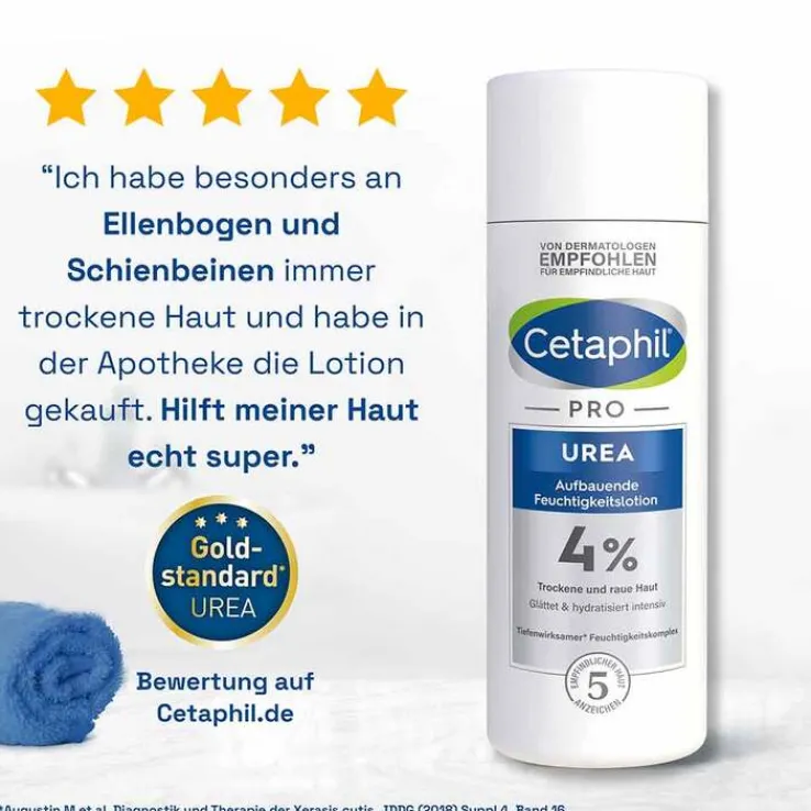 Cetaphil Pro Urea 4% aufbauende Feuchtigkeitslotion, 200 ml