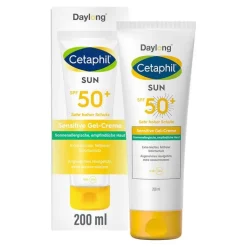 Cetaphil Sun sensitive Gel-Creme SPF 50 + Sonnenschutz, 200 ml