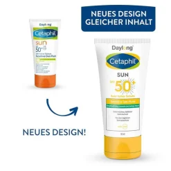 Cetaphil Sun sensitive Gel-Fluid SPF 50 + Sonnenschutz Gesicht, 50 ml