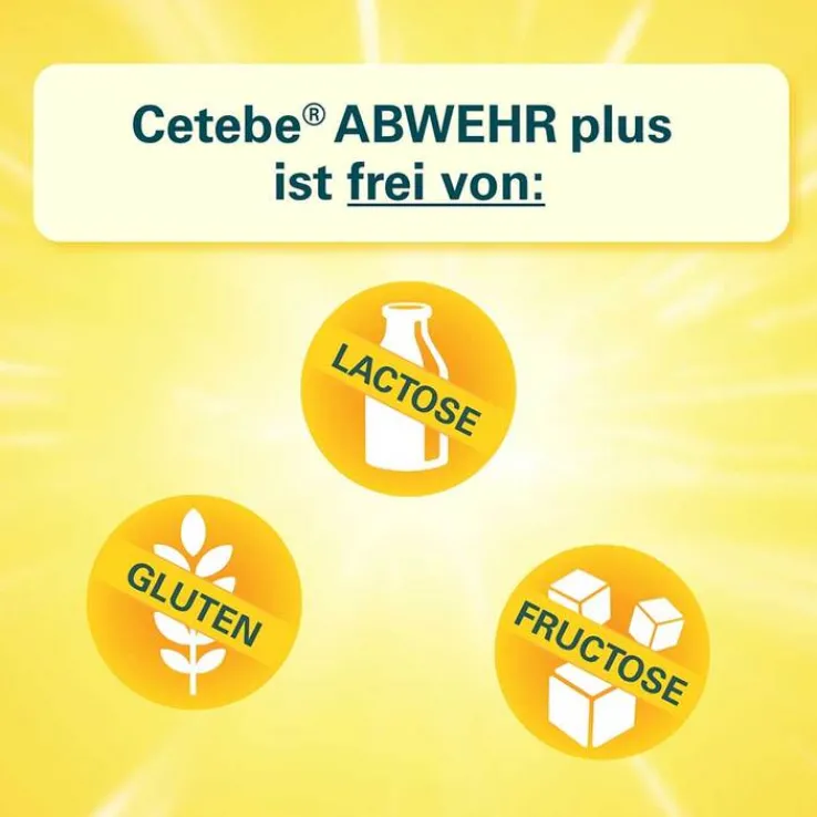 Cetebe Abwehr plus Vitamin C + Vitamin D3 + Zink Kapseln, 30 St