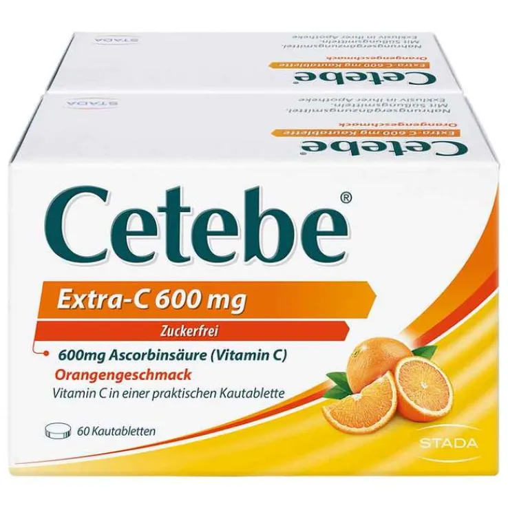 Cetebe Extra-C 600 mg Kautabletten, 120 St
