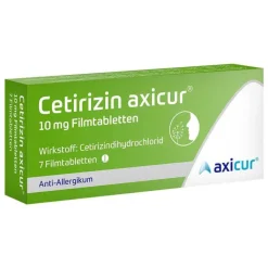 Cetirizin axicur® 10 mg Filmtabletten, 7 St