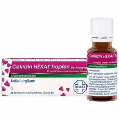 Cetirizin Hexal Tropfen bei Allergien, 20 ml
