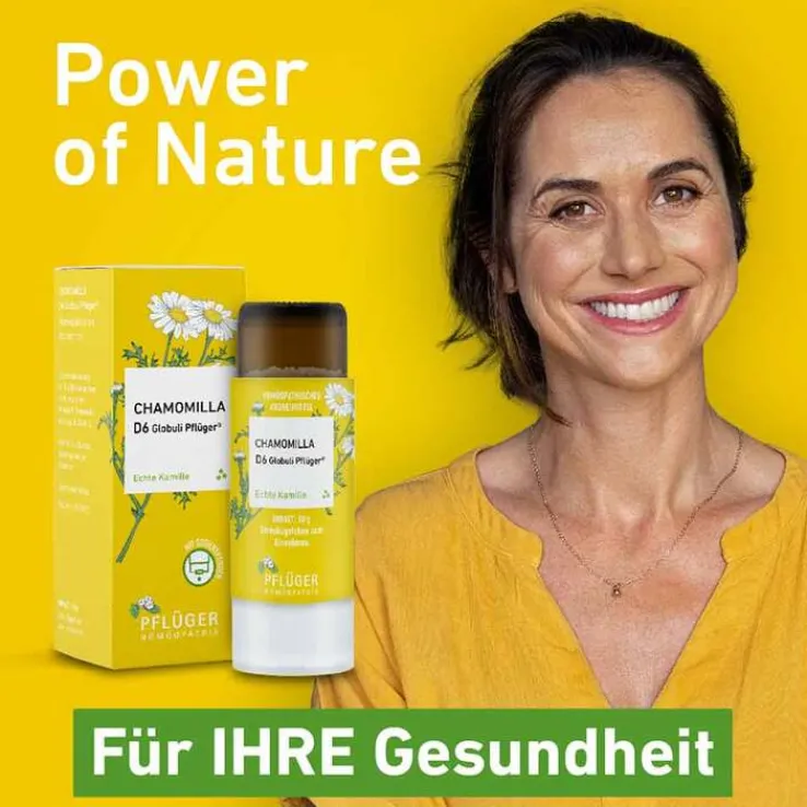 Chamomilla D12 Globuli Pflüger Dosierspender, 10 g