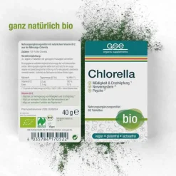 Chlorella 500 mg Bio Naturland Tabletten, 80 St