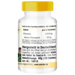 Chlorella 400 mg Tabletten, 100 St