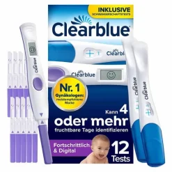 Clearblue Ovulation und Schwangerschaftstest Kombipackung , 12 St