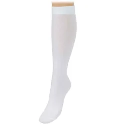 Compressana Twist Kniestrümpfe 40-42 weiß, 2 St