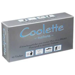 Coolette Nature Erfrischungstücher Vlies, 10 St