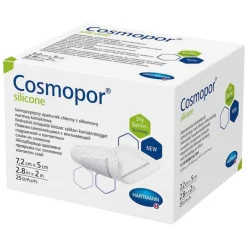 Cosmopor® silicone Wundverband 5x7,2 cm, 25 St