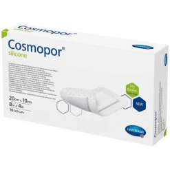 Cosmopor® silicone Wundverband 10x20 cm, 10 St