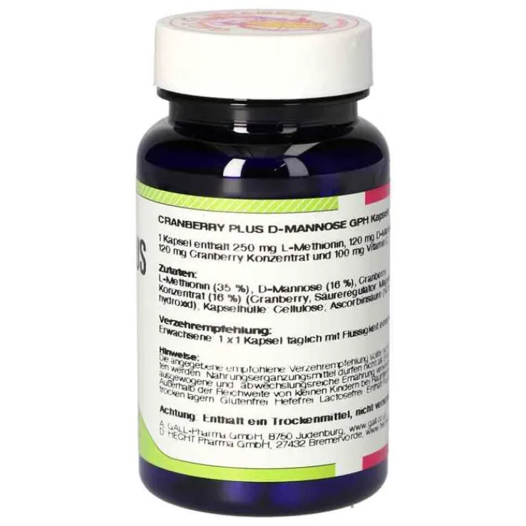 Cranberry Plus D-Mannose GPH Kapseln, 30 St